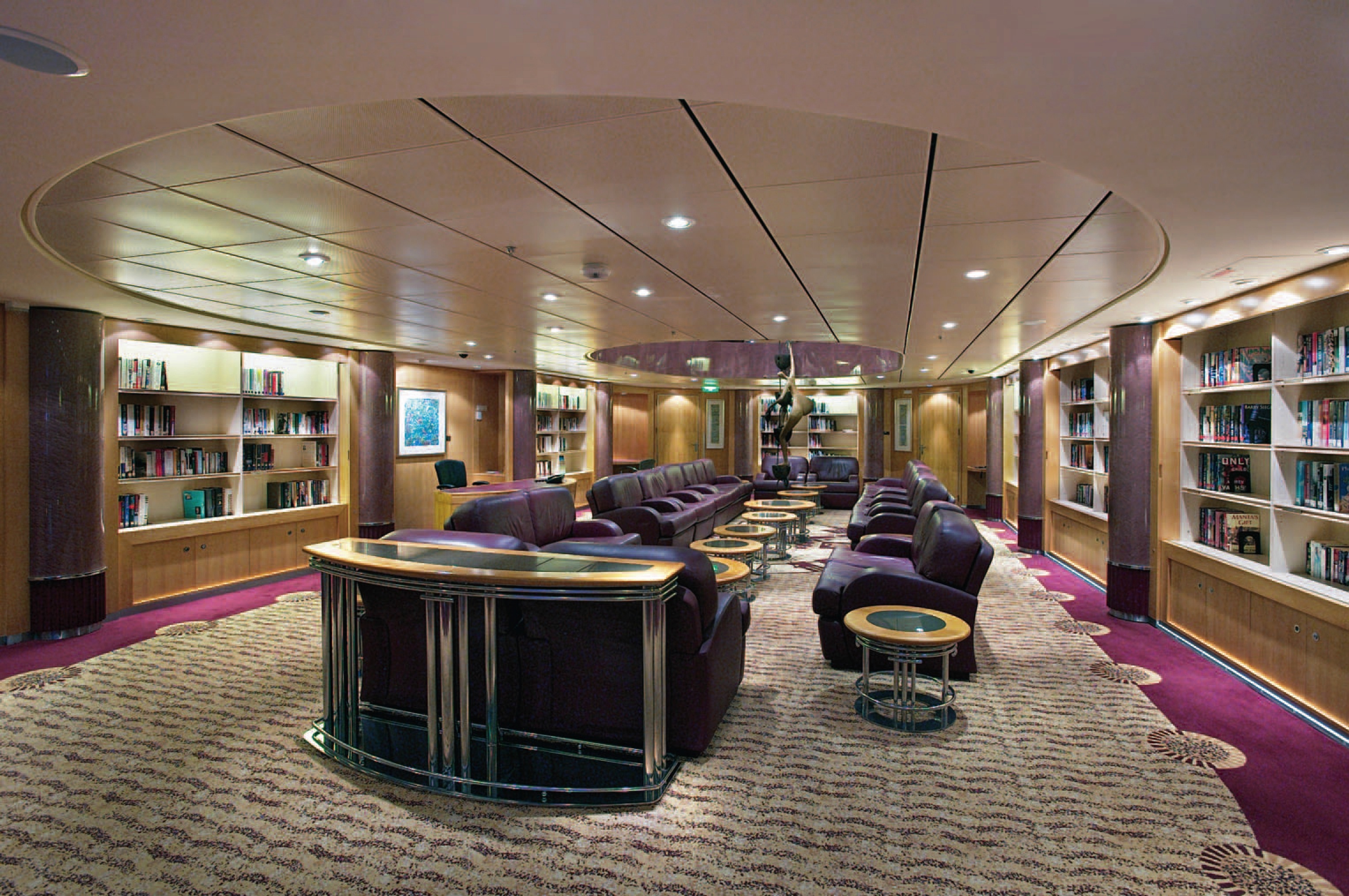 Oasis of the Seas - Library & Card Room