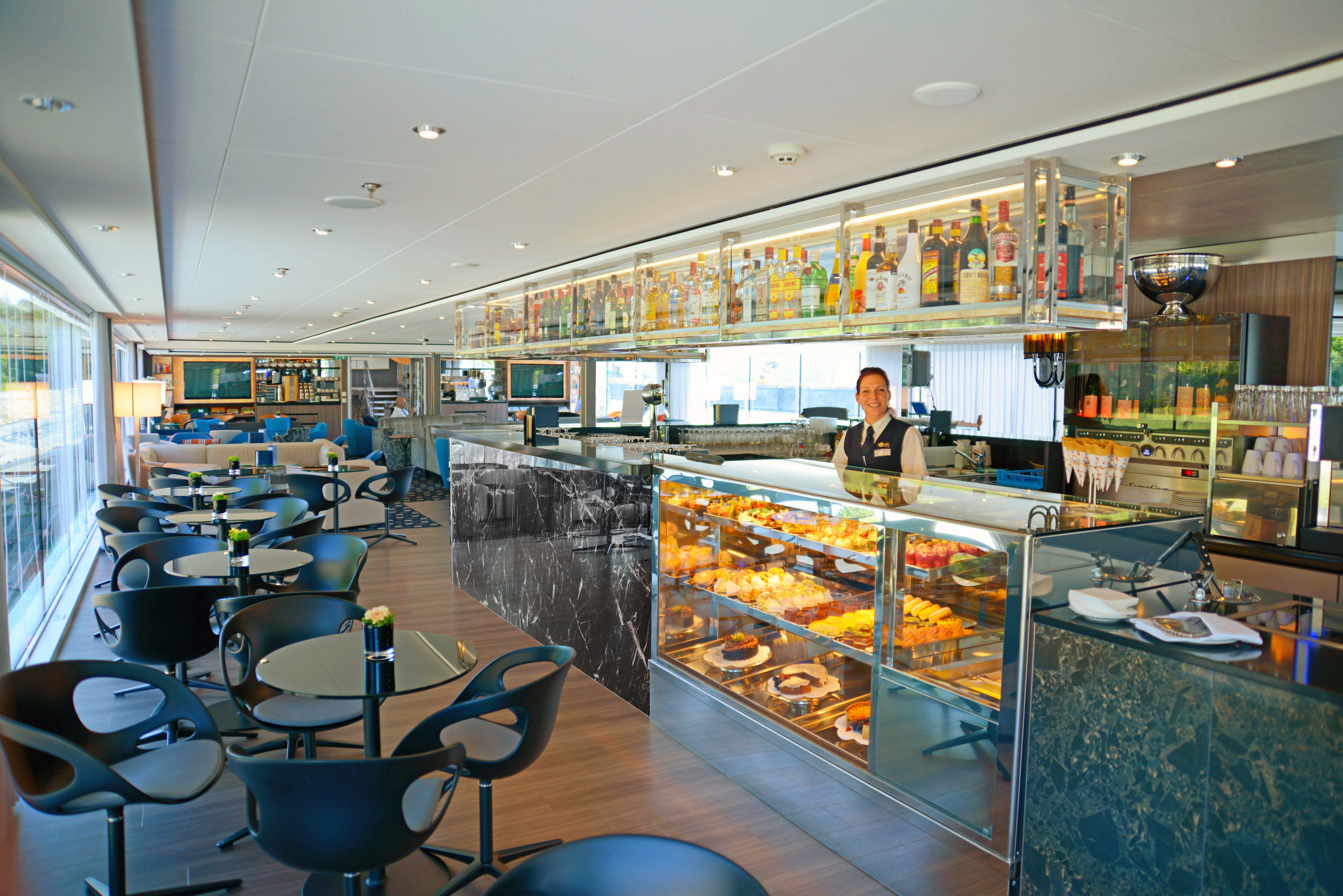 Scenic Sapphire Scenic Emerald Scenic Diamond Scenic Ruby Scenic Pearl Interior River View Cafe