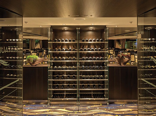 Avalon Waterways Avalon Artistry II Interior Wine Rack.JPG