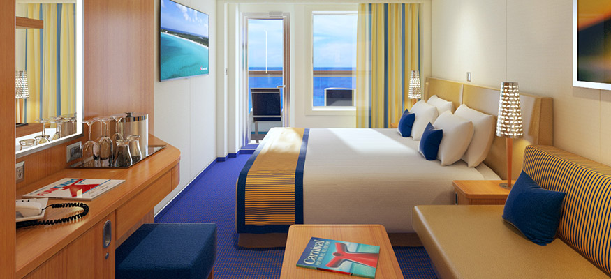 Carnival Cruises Carnival Horizon Accommodation Balcony Stateroom