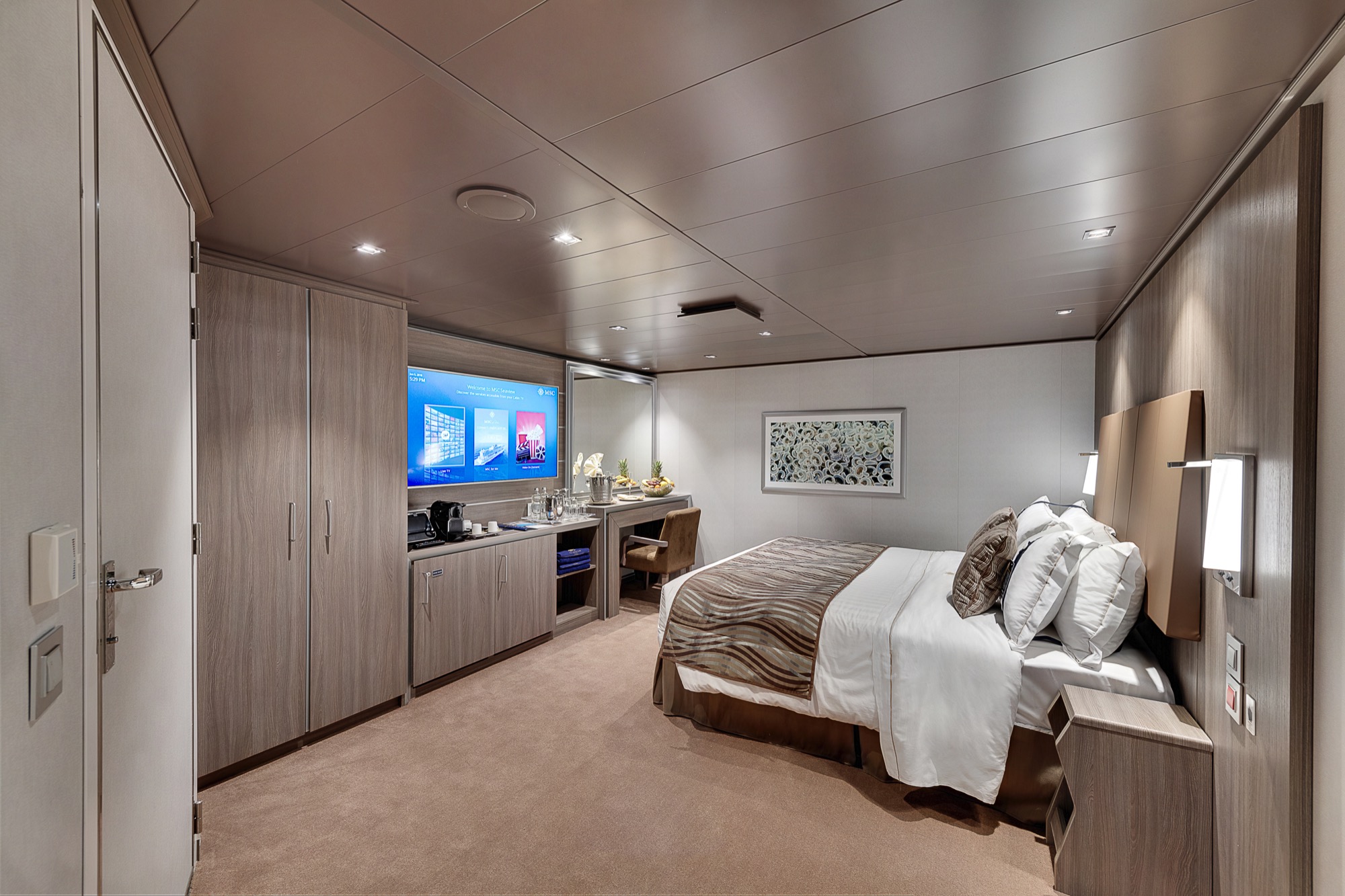 Msc Cruises Msc Seaview Accommodation Yacht Club Interior Disabled
