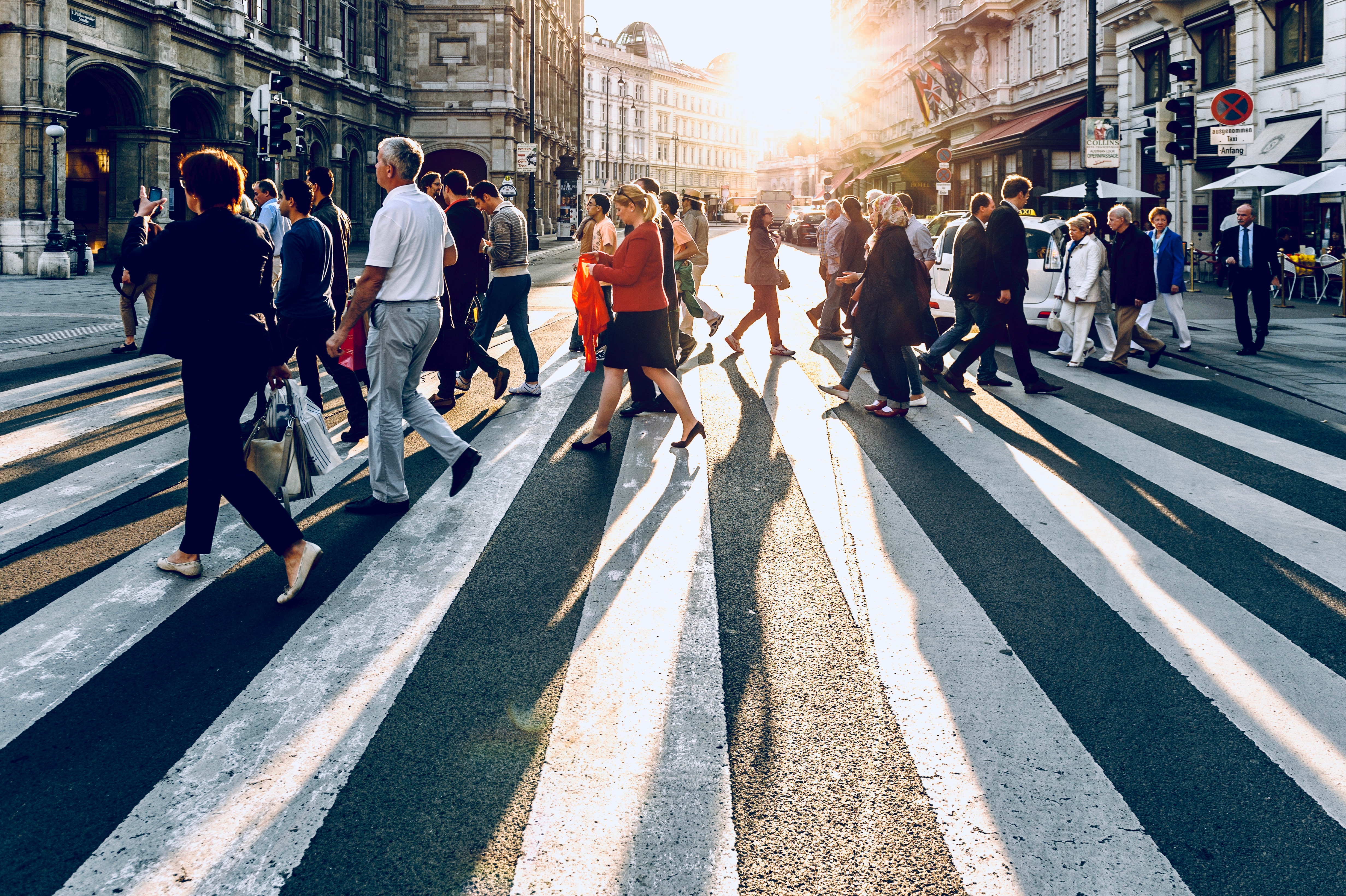 Street Crossing, Vienna
