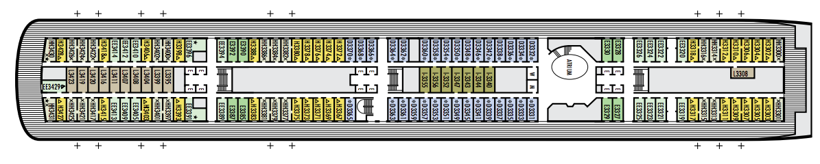 Deck 3 - Lower Promenade