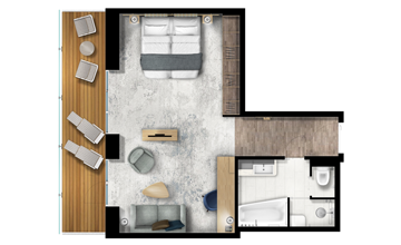 Quark Ultramarine Terrace Suite