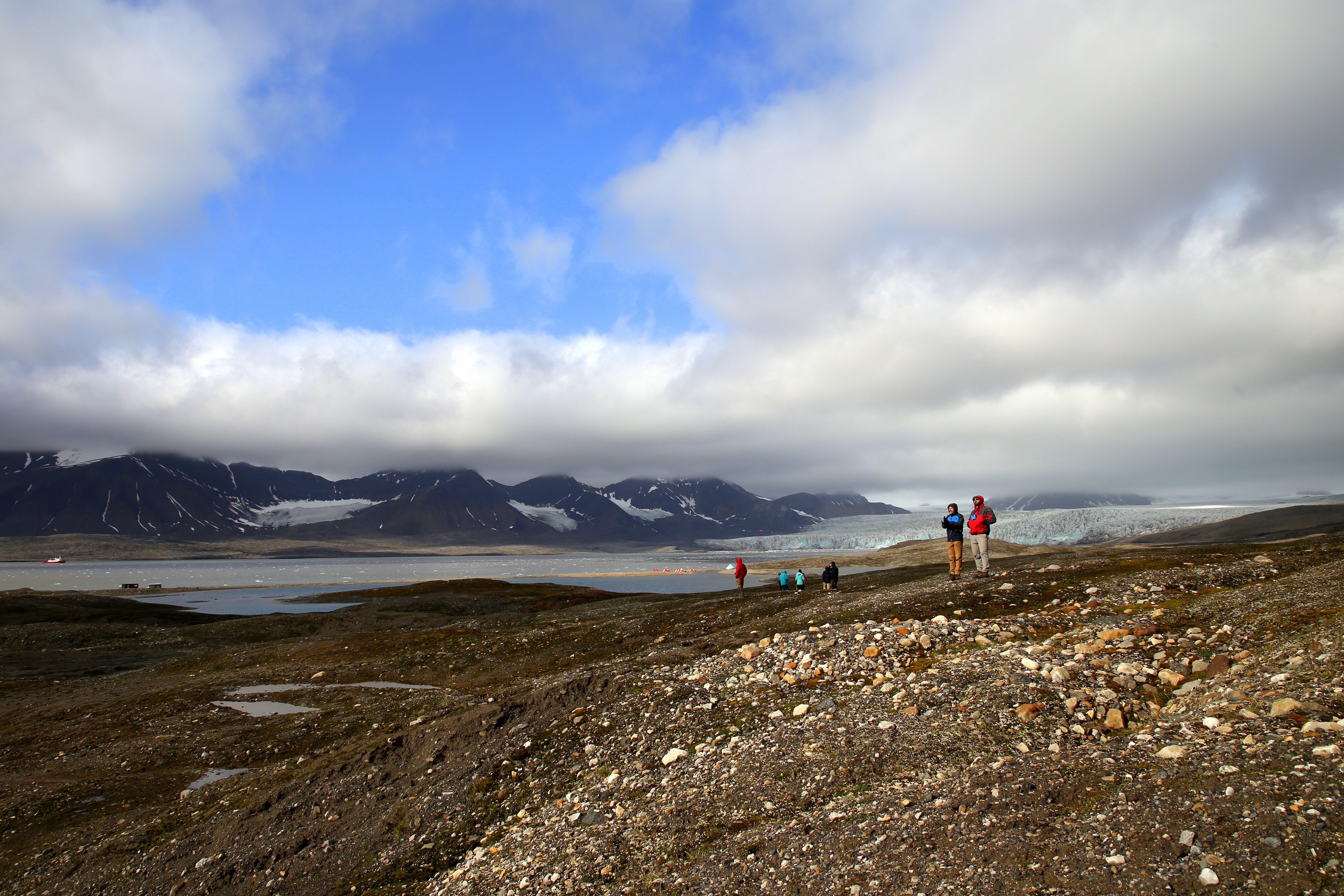 Fjords and glaciers of Spitsbergen