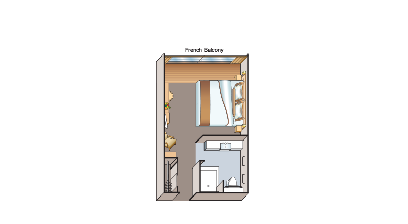 Viking River Cruises - Viking Mississippi - Floor Plans - French Balcony.png