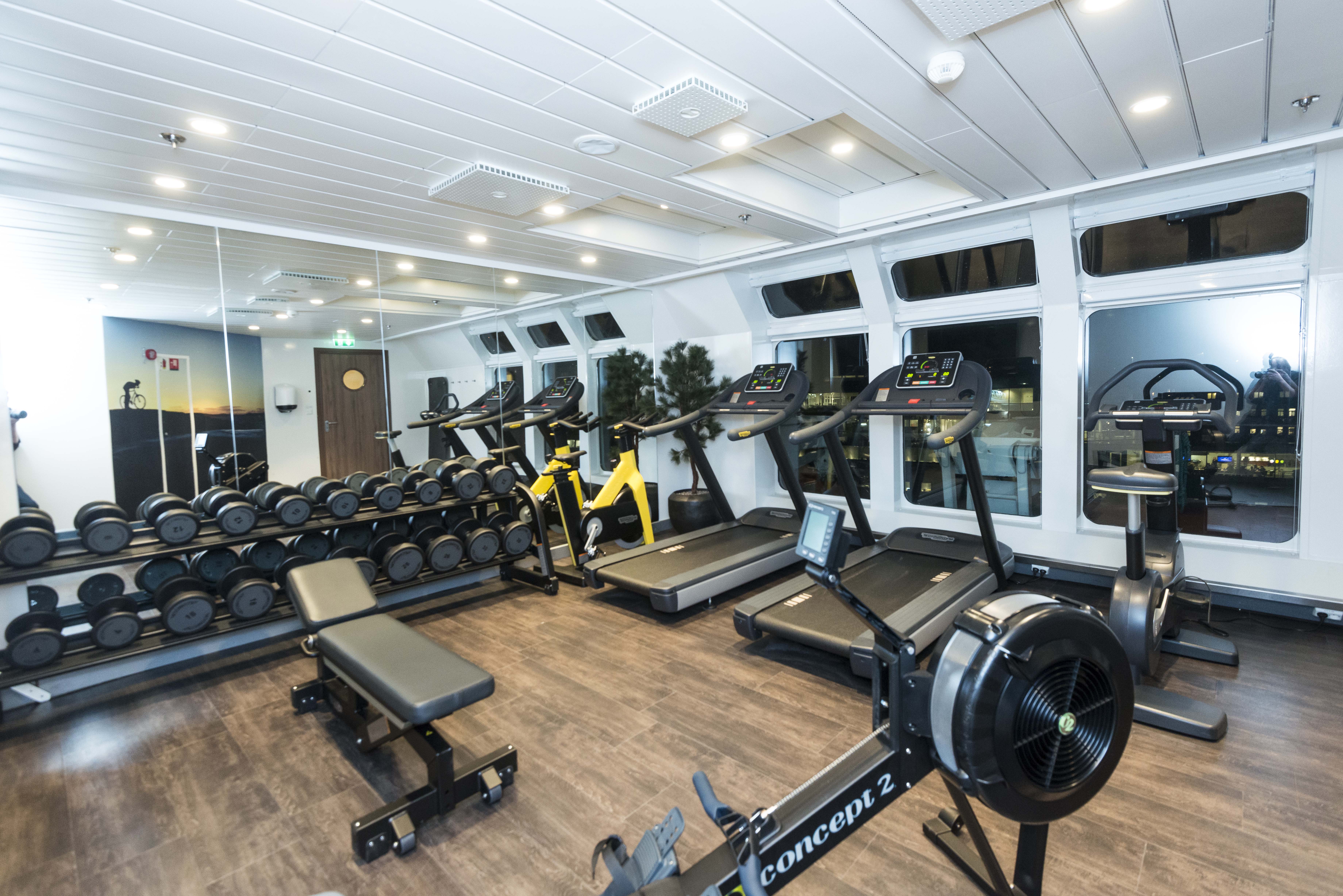 Sauna and Fitness Room