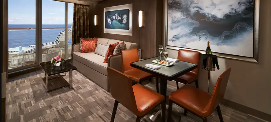 The Haven Aft-Facing Penthouse with Balcony