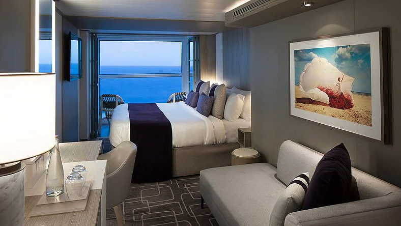 Edge Stateroom with Infinite Veranda