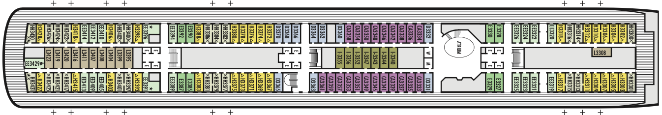 Deck 3 - Lower Promenade