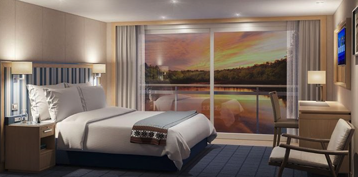 French Balcony Stateroom (FB) 