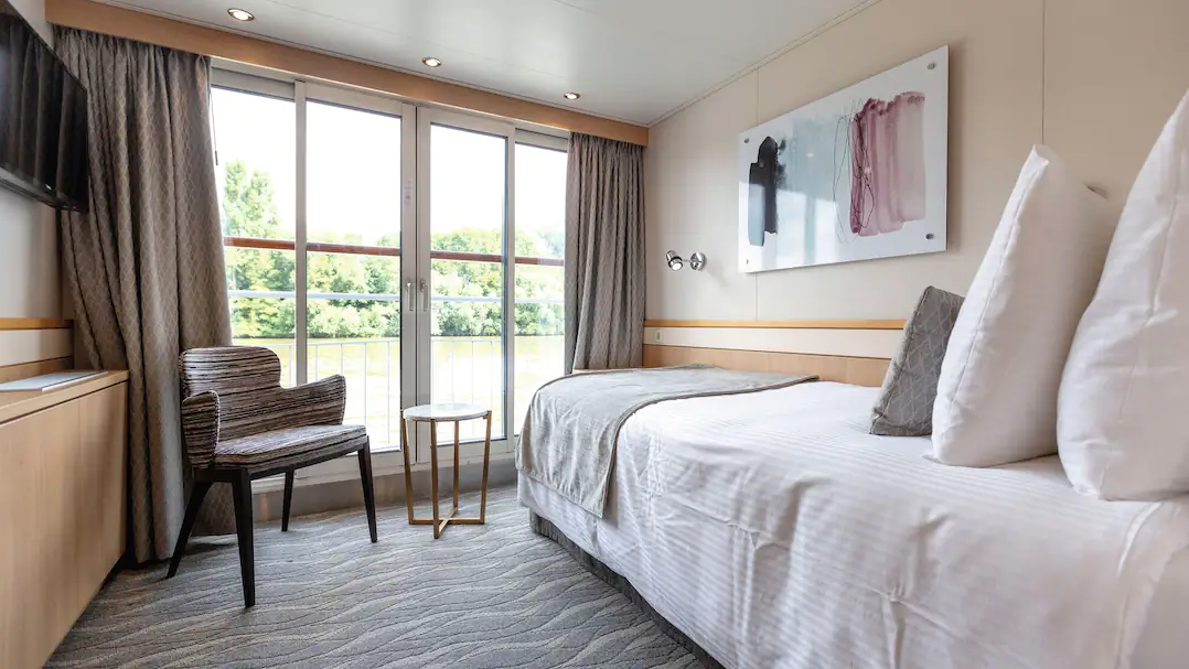 Deck 2 French Balcony Single Cabin