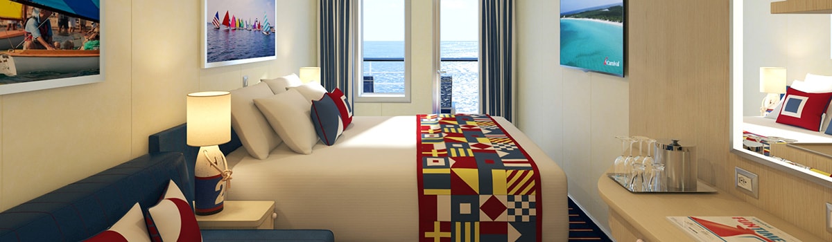 Carnival Cruise Line Carnival Horizon Family Harbor Aft View Extended Balcony