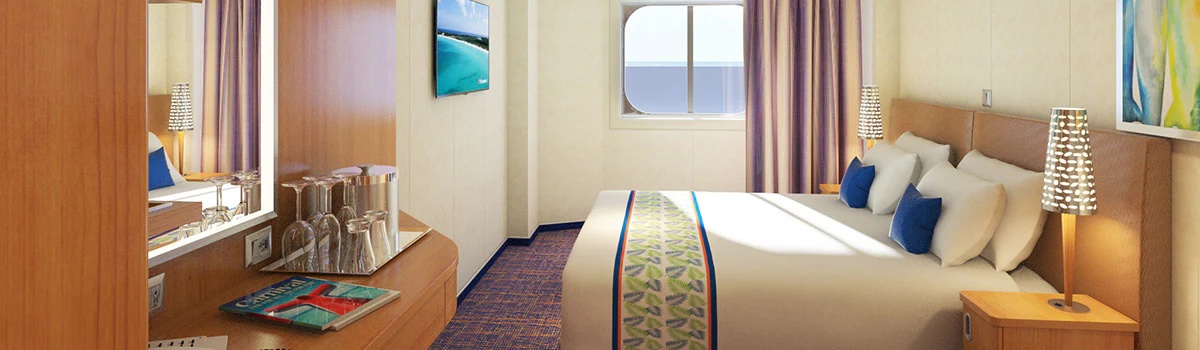Carnival Cruise Line Carnival Horizon Interior With Picture Window  Walkway View 