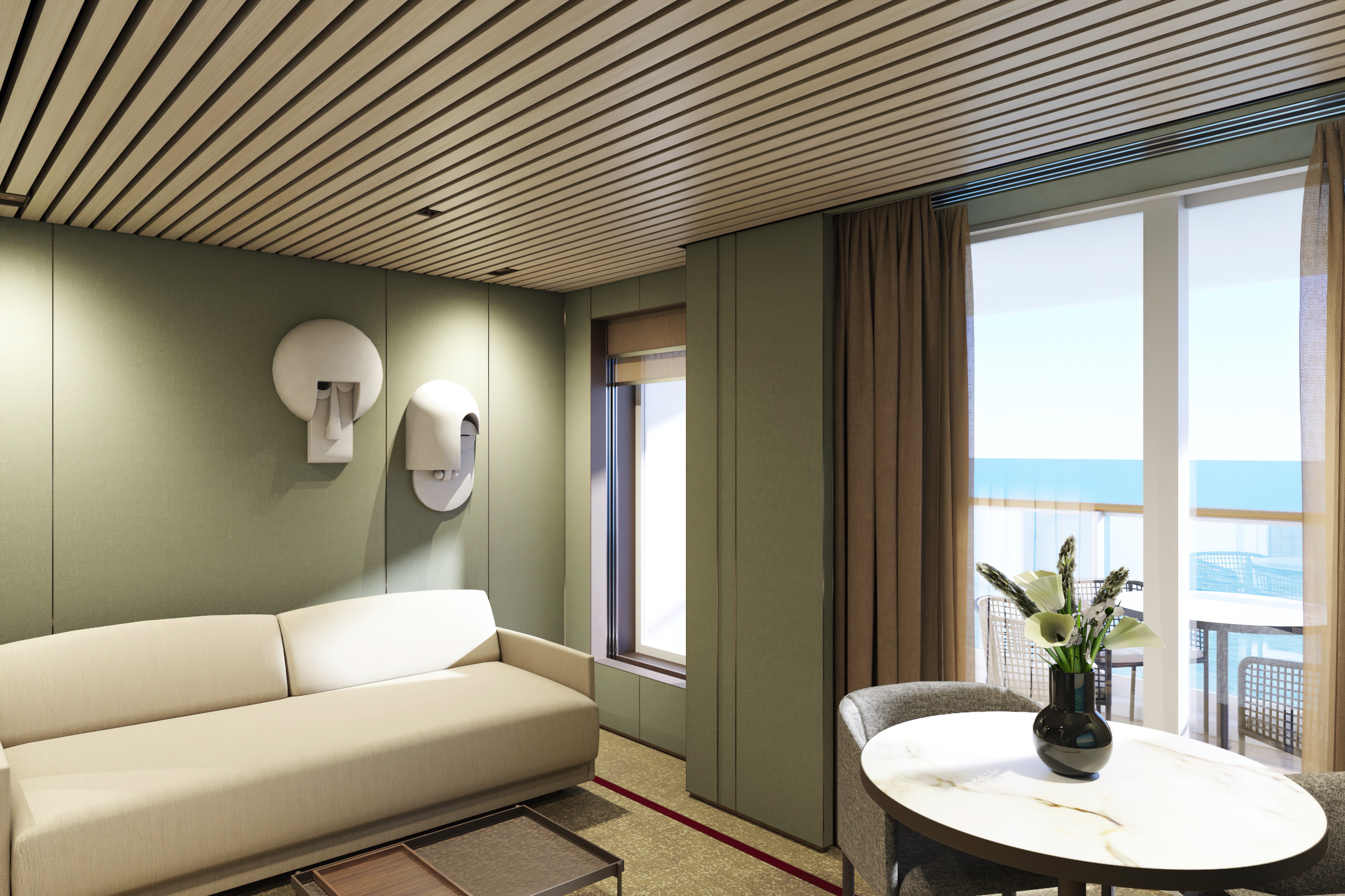 The Haven 2-Bedroom Family Villa with Large Balcony