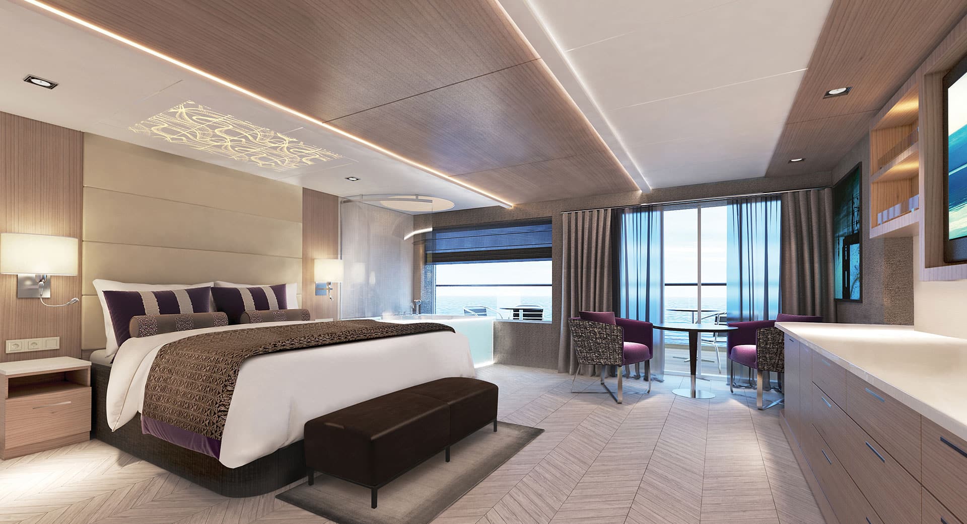 Norwegian Encore   Haven Penthouse Suite W Balcony 
