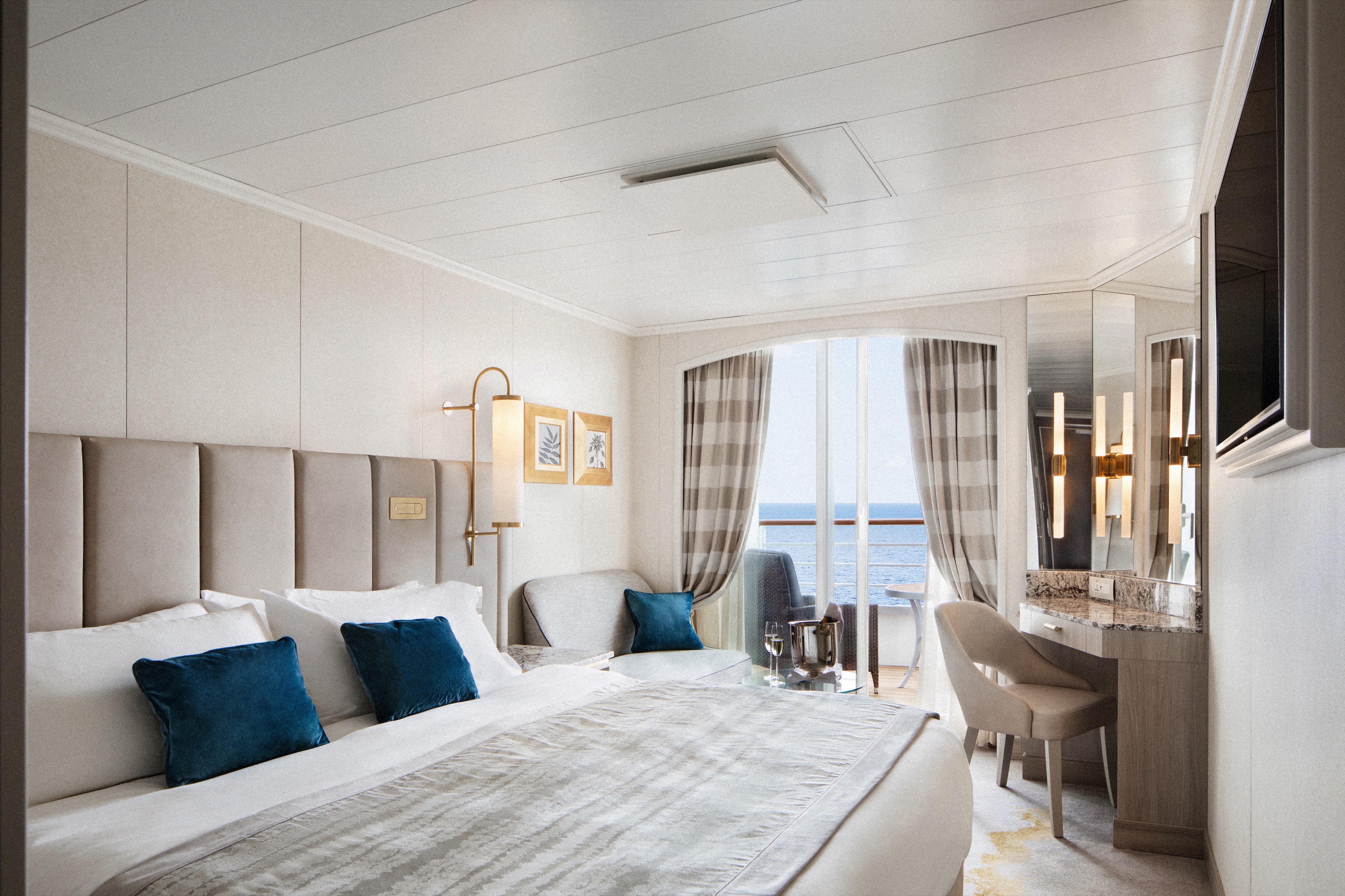 Crystal, Crystal Serenity Double Guest Room With Veranda
