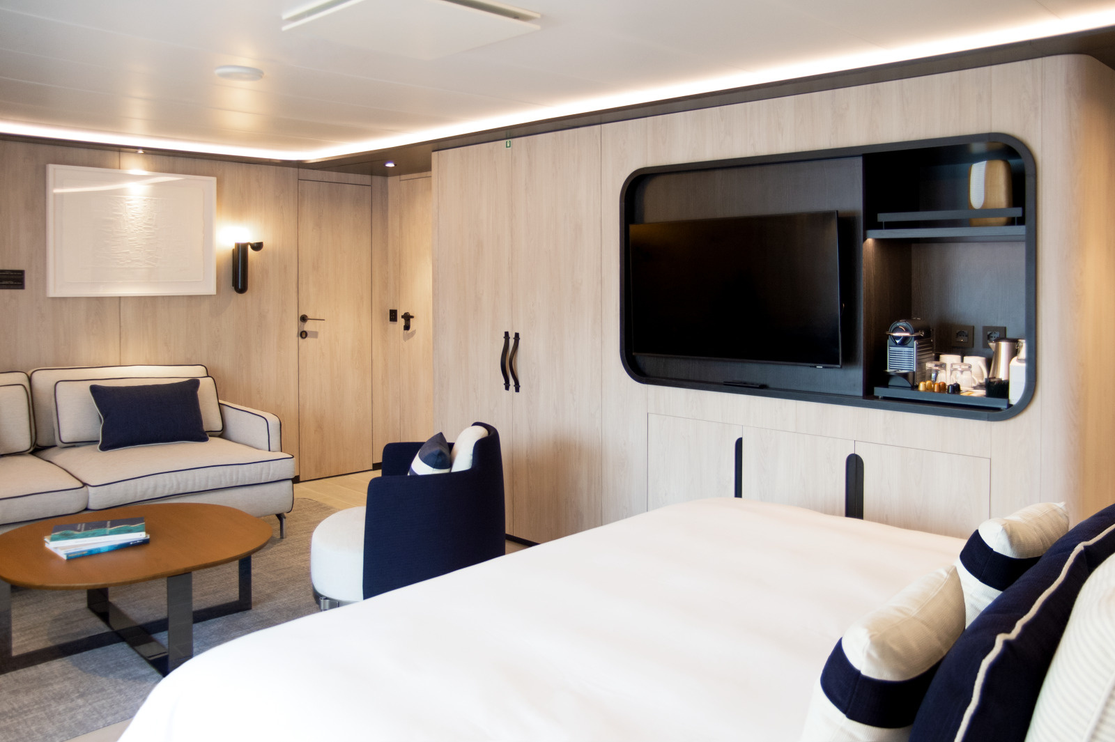 Le Ponant, Grand Privilege Suite, Privilege Suite ©Ponant Tamar Sarkissian