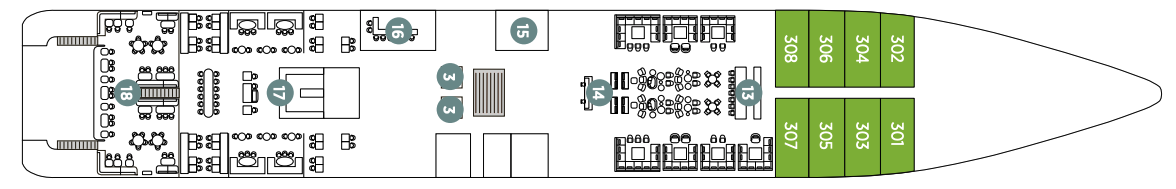 Emerald Cruises, Emerald Kaia Emerald Deck.png