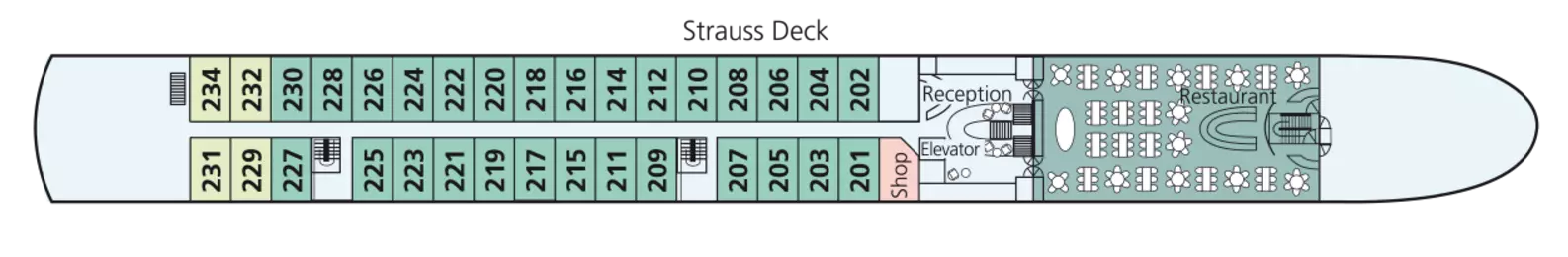 Strauss Deck deck plan