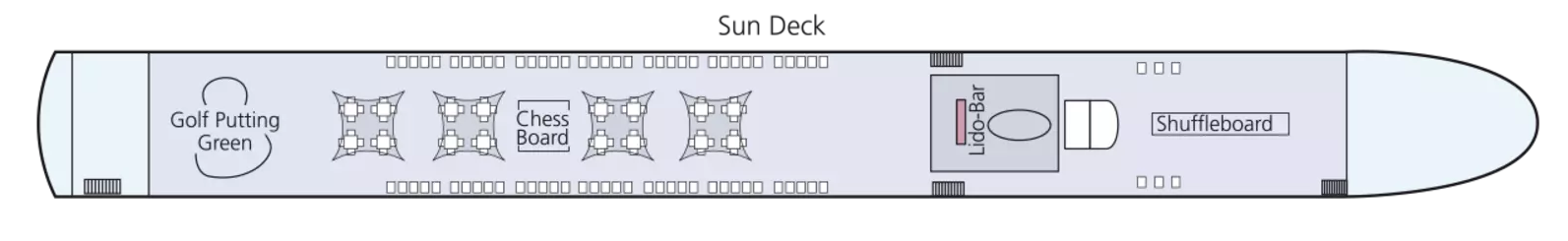 Sun Deck deck plan