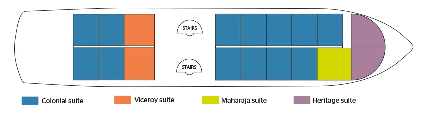 Upper Deck deck plan