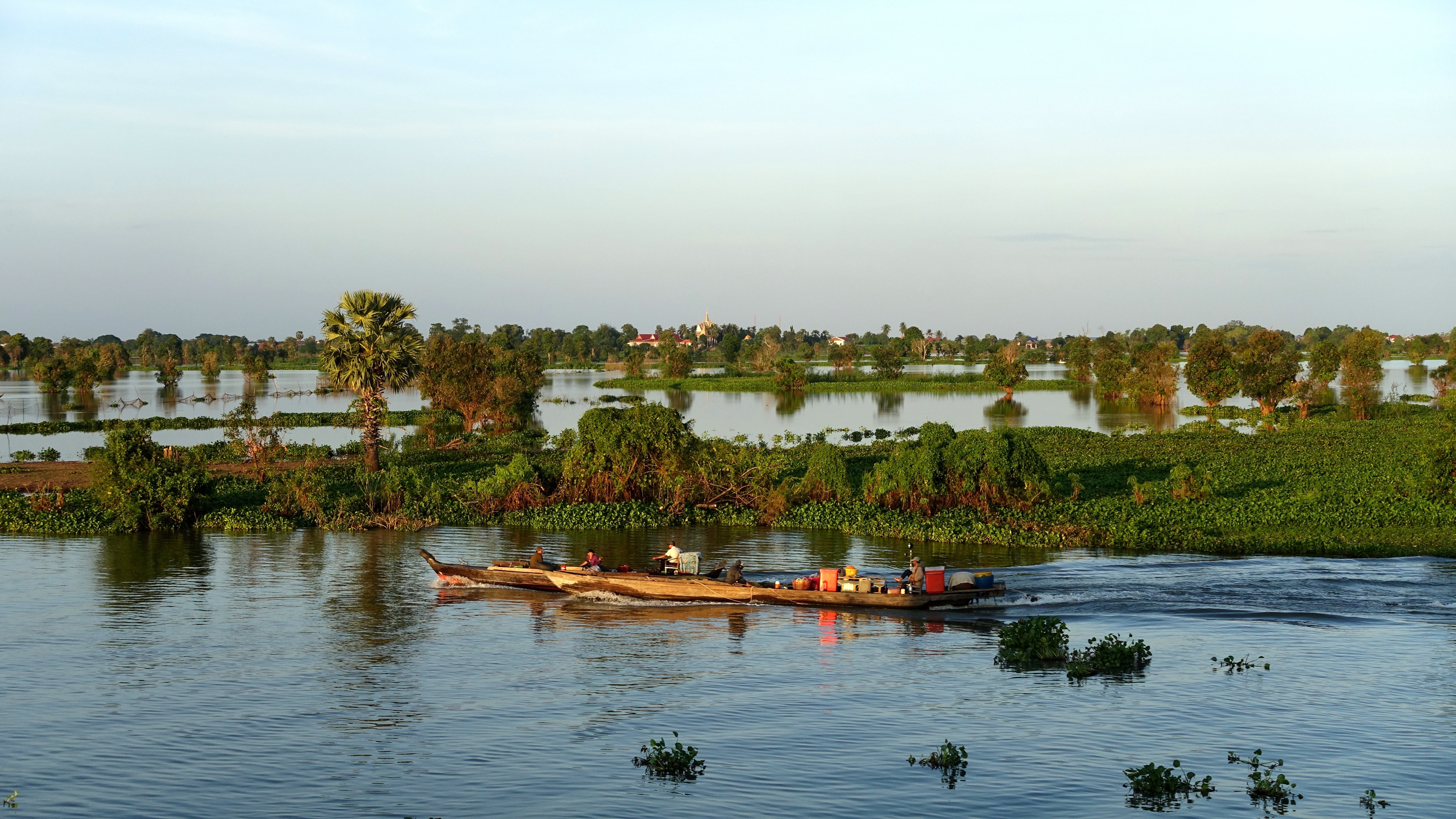 Waters of Tonlé Sap, Cambodia