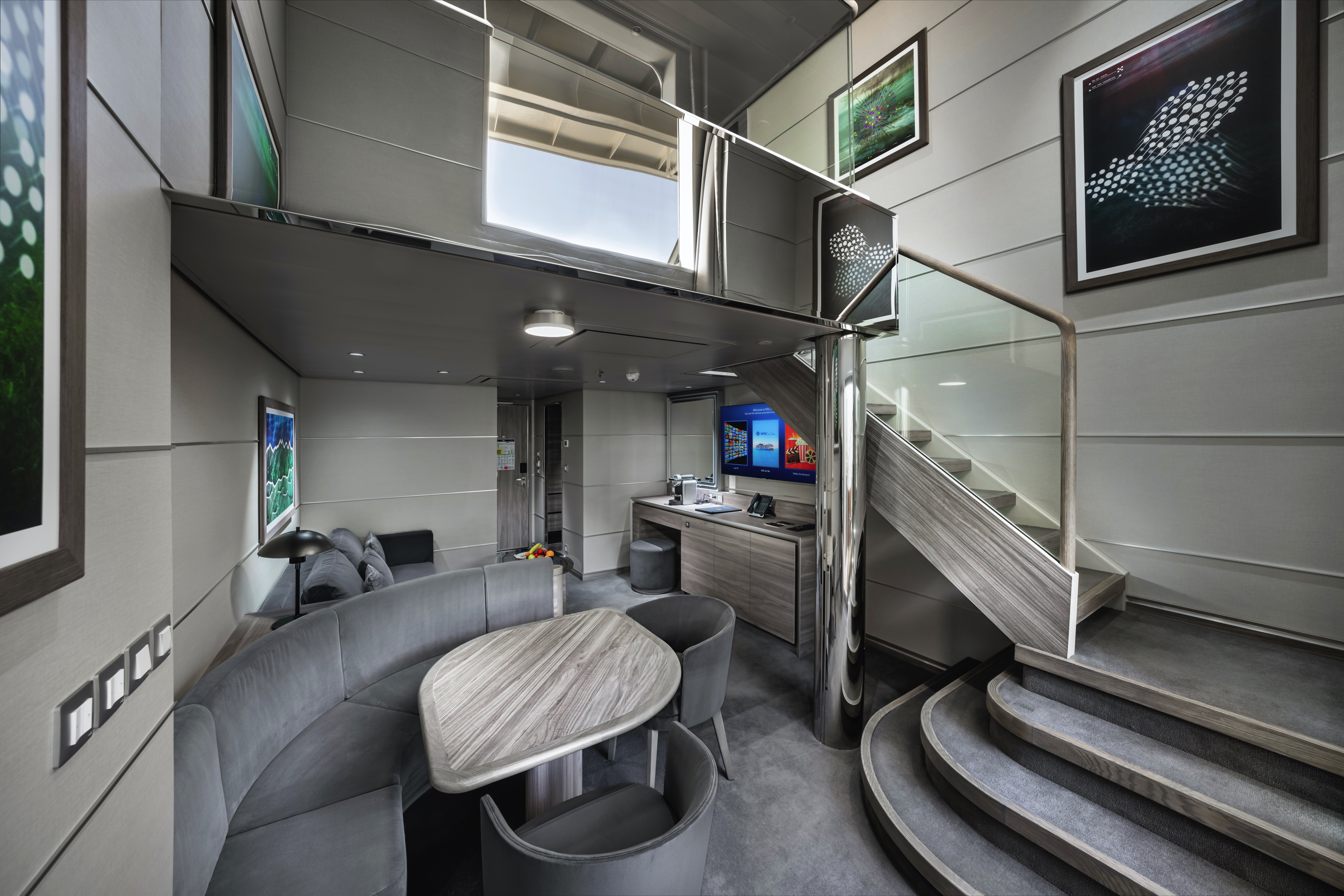 MSC Yacht Club Duplex Suite with Whirlpool