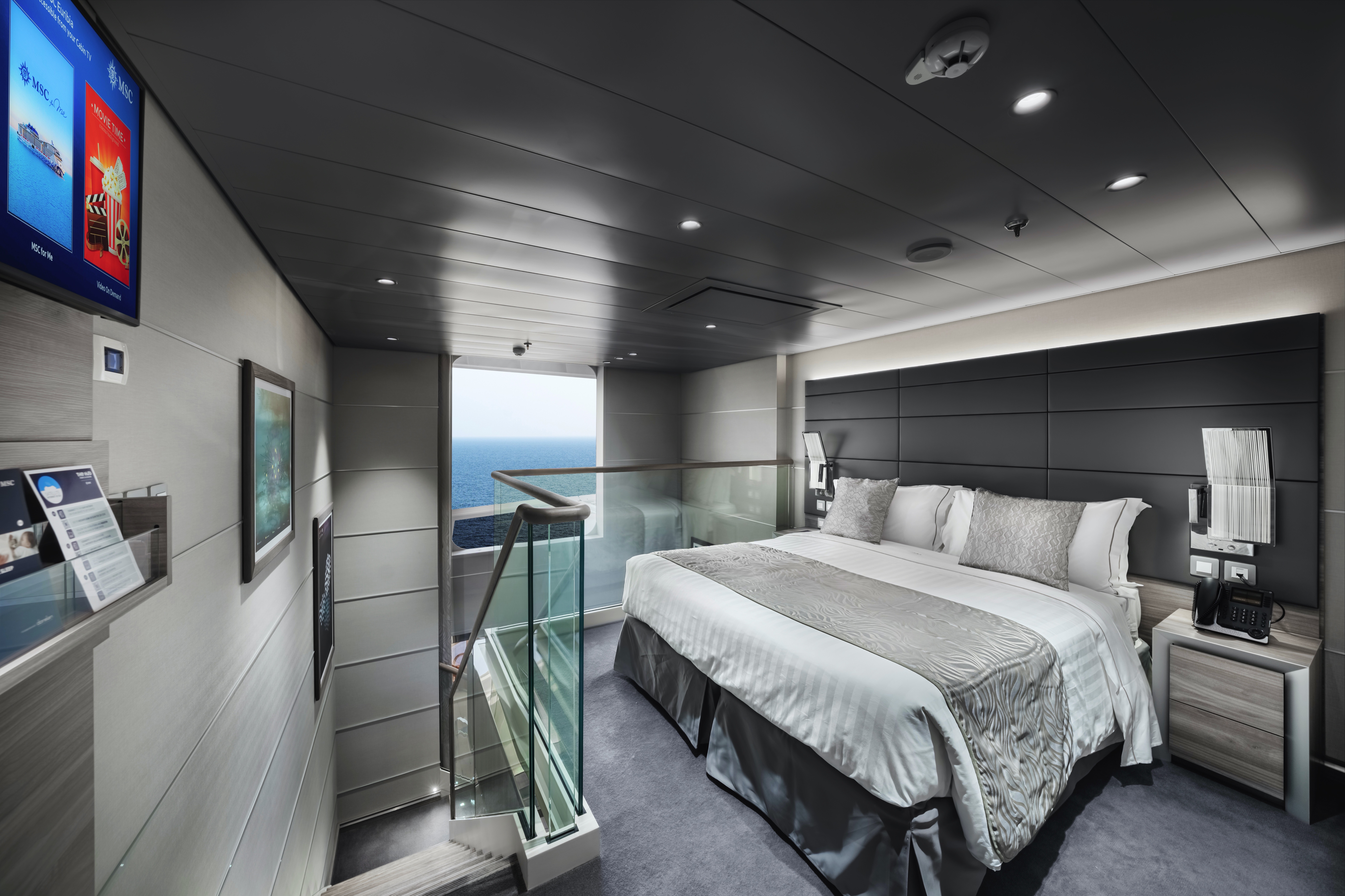 MSC Yacht Club Duplex Suite with Whirlpool