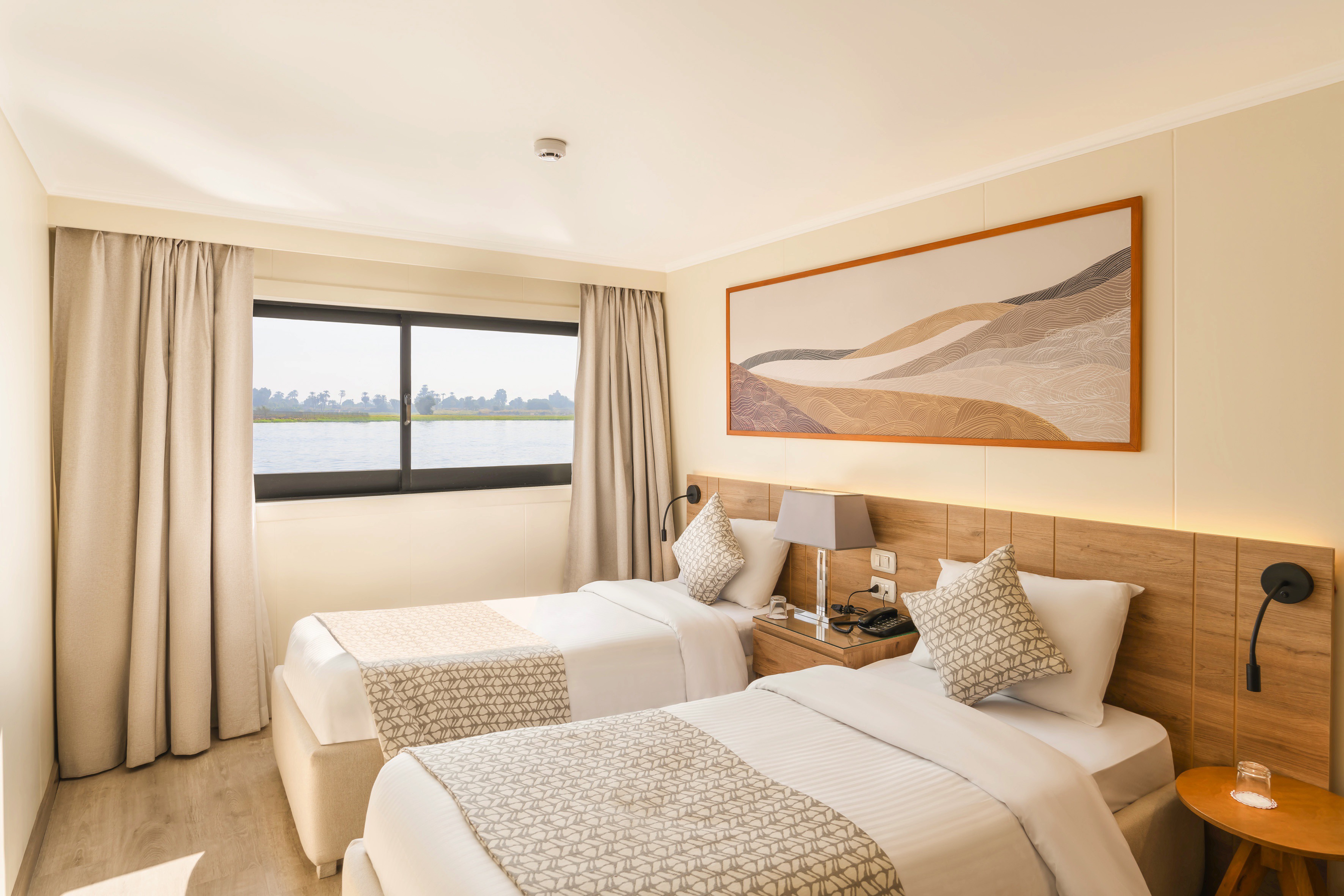 Croisi Europe, RV Star of Luxor, Double Cabin 2 Single beds, ©HossamHorus.jpg
