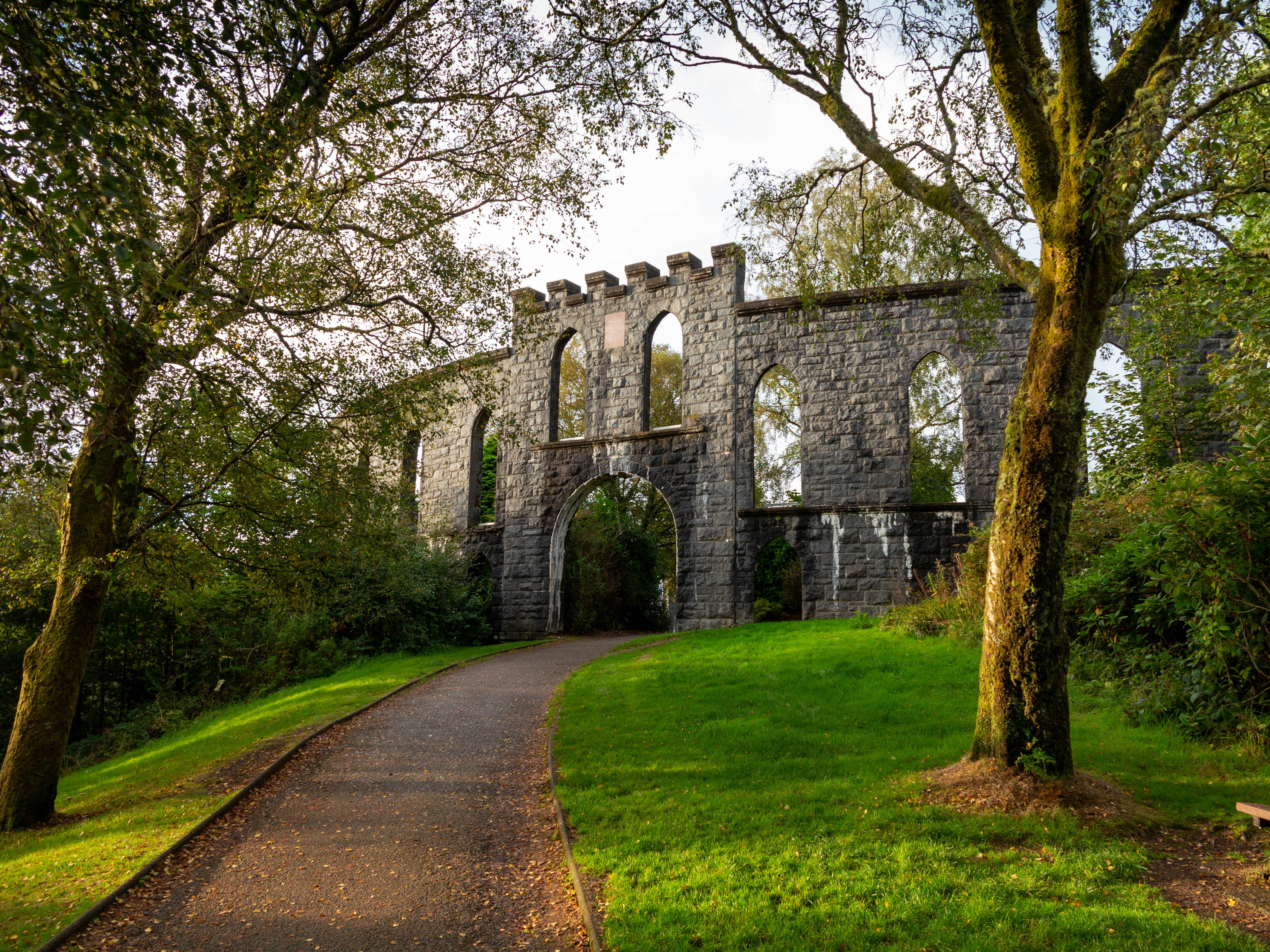 McCaig's Tower and Battery Hill, Duncraggan Road, Oban, Scotland