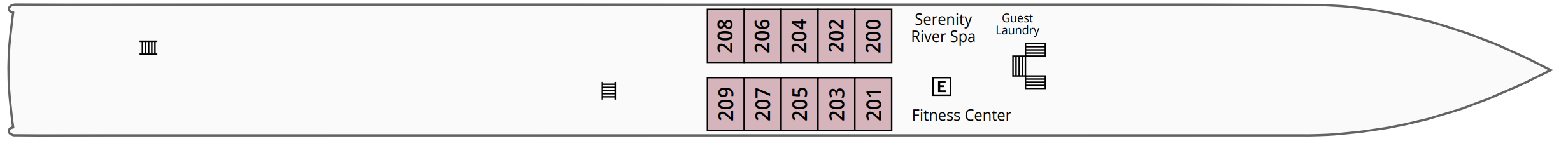 Uniworld SS Beatrice - Deck 1, Moselle Deck.png