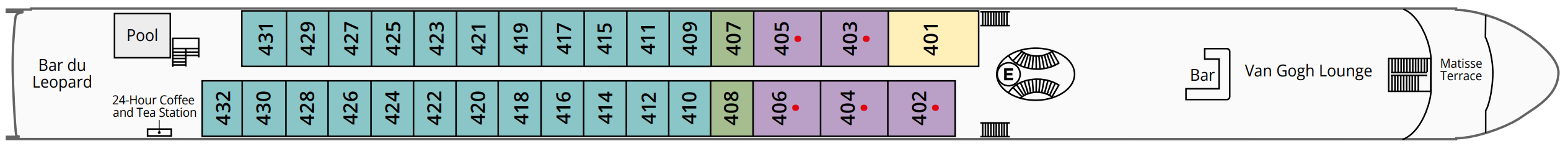 Uniworld SS Catherine - Deck 3, Camargue Deck.png
