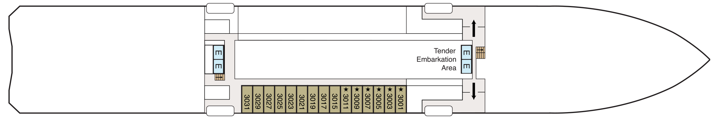 Oceania Cruises, R-Class, Insignia, Deck 3.png