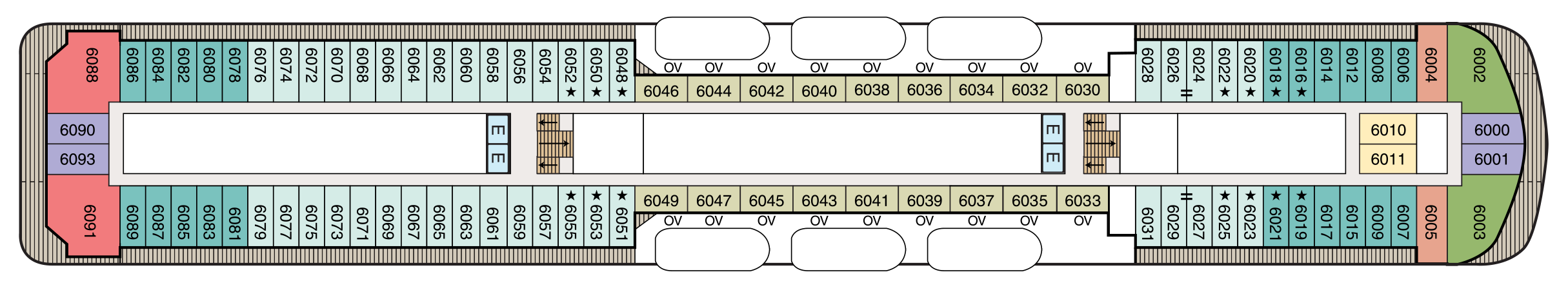 Oceania Cruises, R-Class, Nautica, Deck 6.png