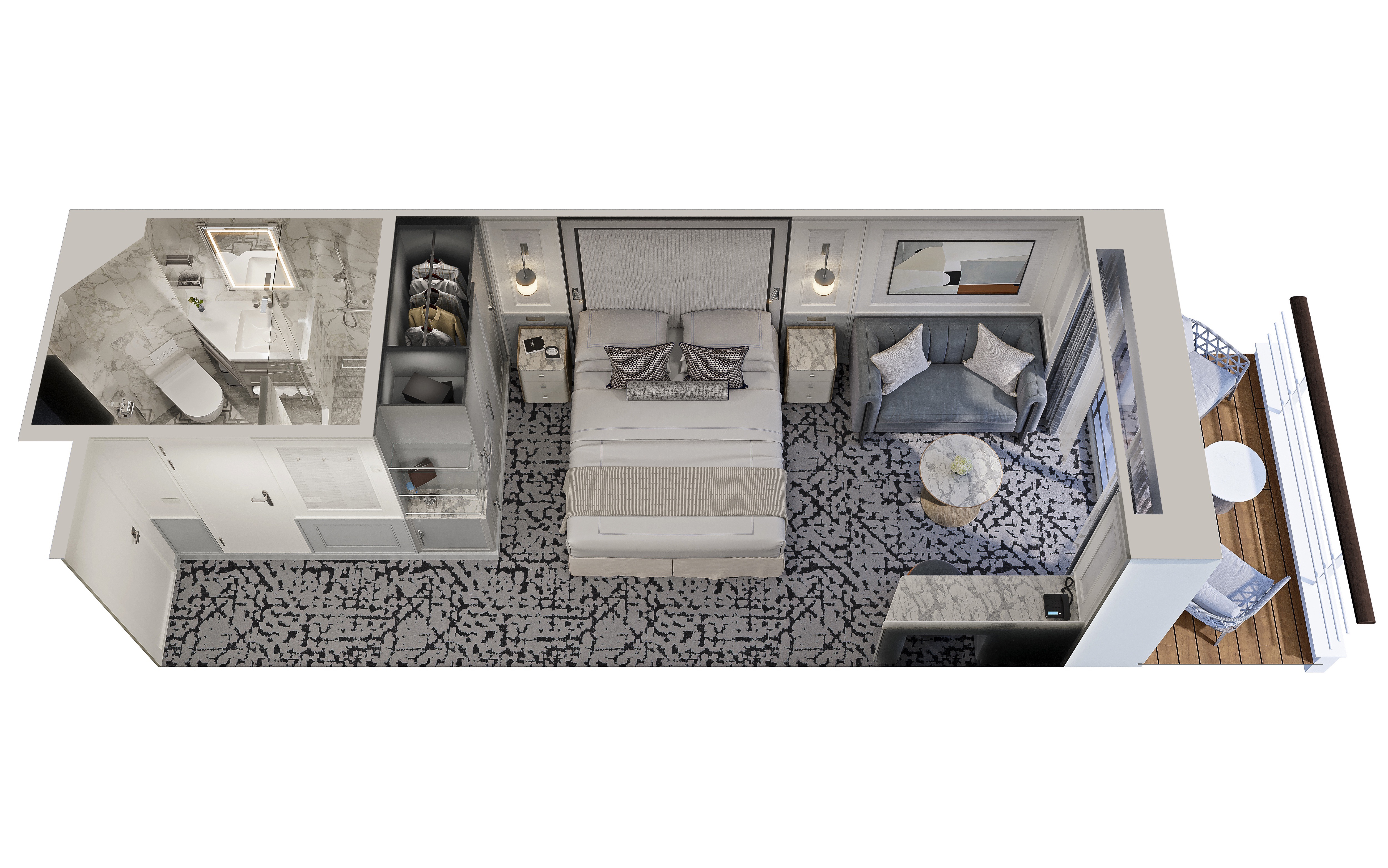 Oceania Cruises, O-Class, Veranda Stateroom, Floorplan.jpg