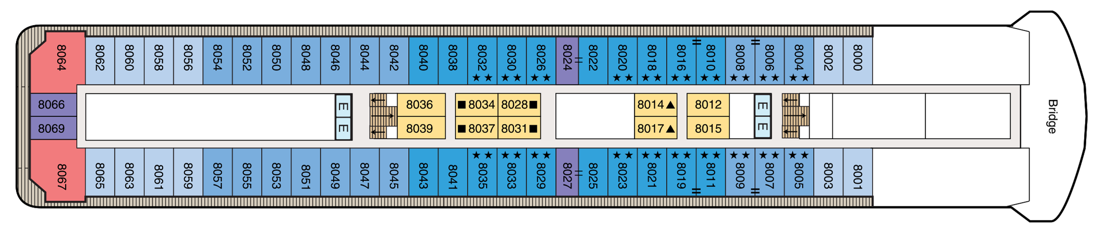 Oceania Cruises, R-Class, Sirena , Deck 8.png