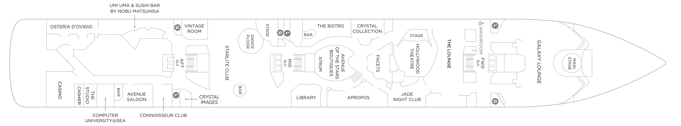 Crystal, Symphony Deck 6