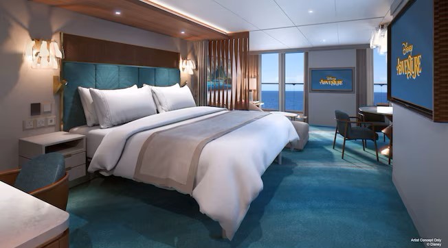 Concierge Family Stateroom with Oceanview Verandah
