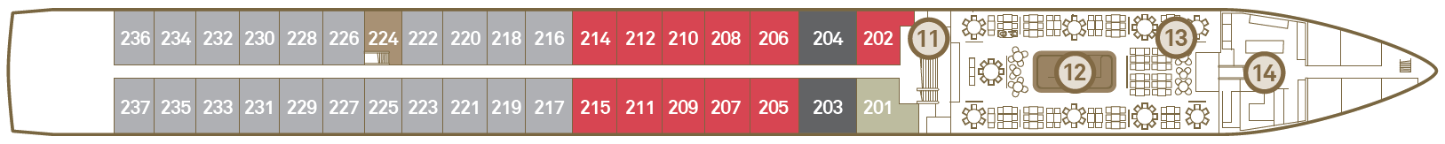 Sapphire Deck deck plan