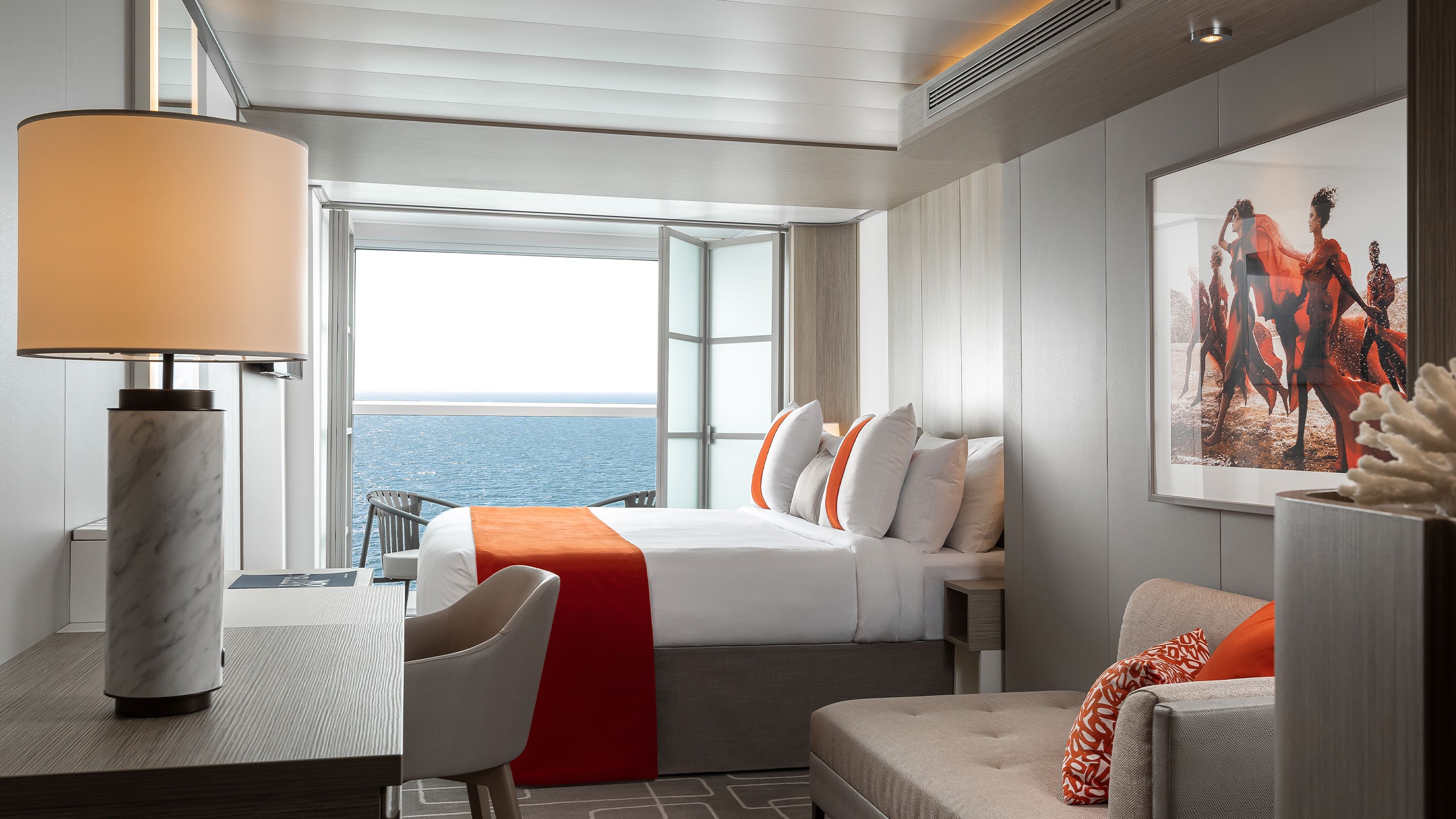 Edge Stateroom with Infinite Veranda