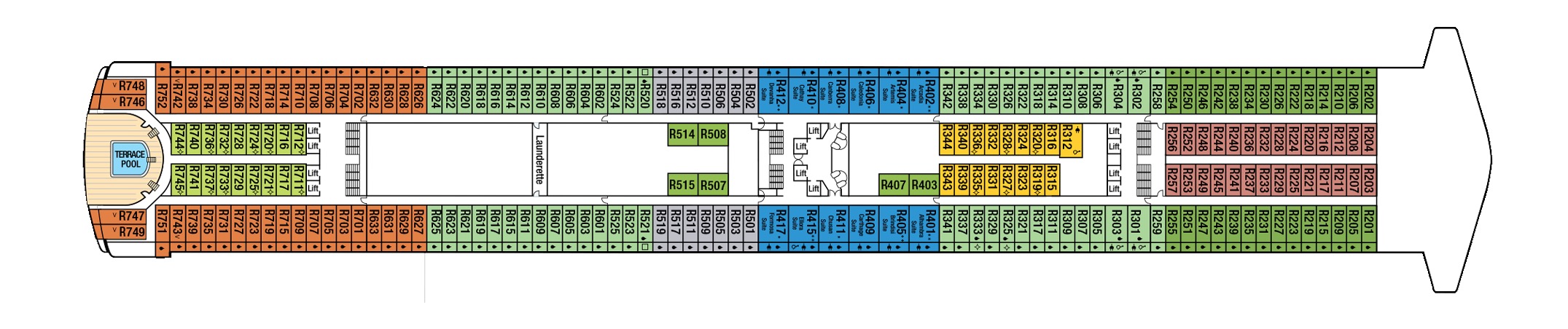 Deck 14 - Riviera Deck