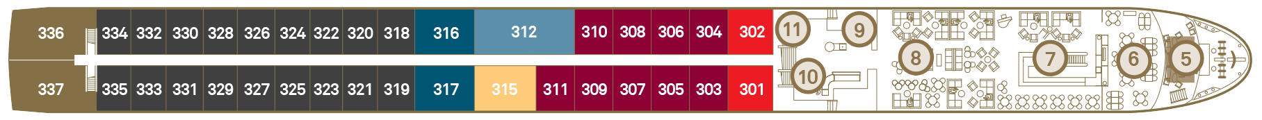 Scenic River Cruises, Scenic Ruby, Diamond Deck.png