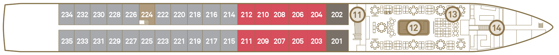 Scenic River Cruises, Scenic Ruby, Sapphire Deck.png