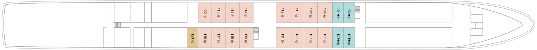 TUI River Cruises, TUI Skyla, Deck 1.png