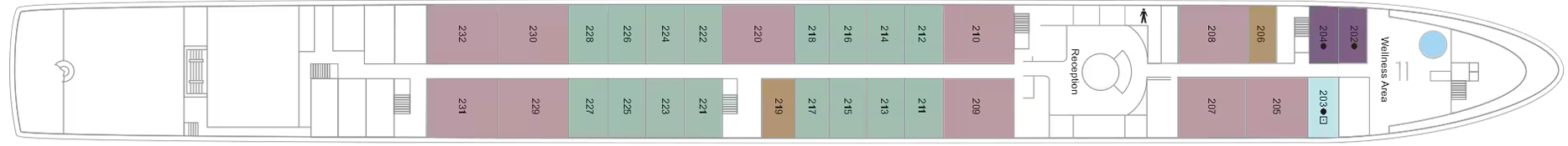 TUI River Cruises, TUI Skyla, Deck 2.png