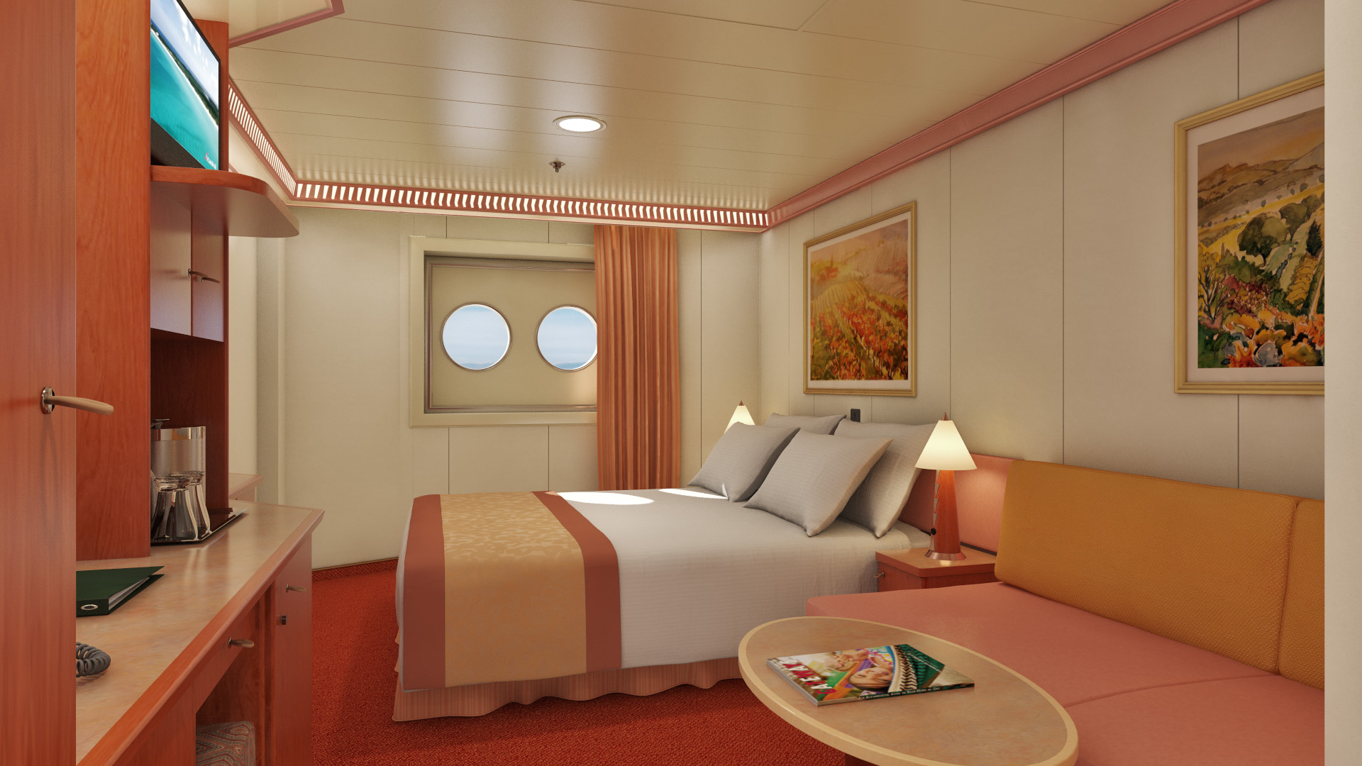 Carnival Cruise Line, Porthole Accomodation
