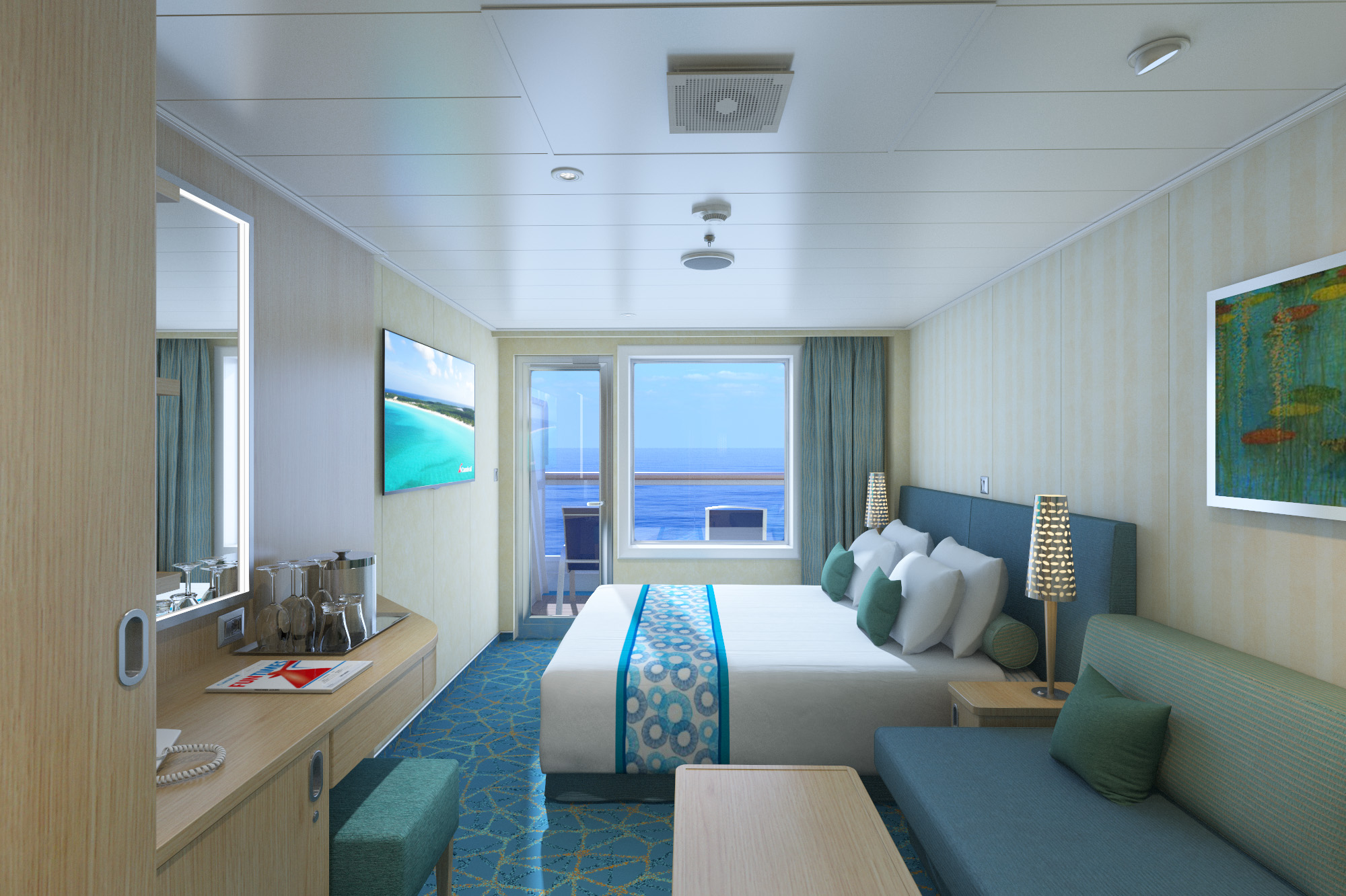 Carnival Cruise Line, Carnival Panorama, Cloud 9 Spa Balcony