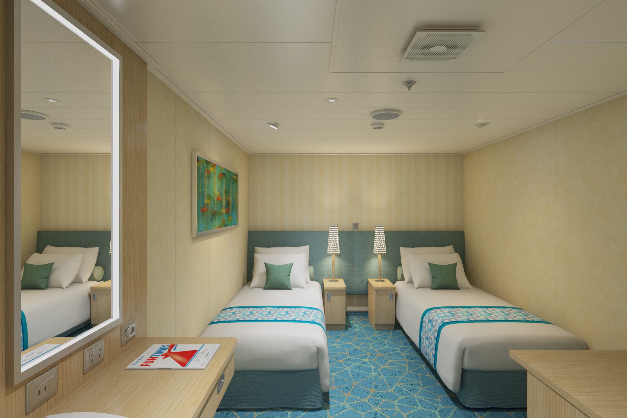 Cloud 9 Spa Interior Staterooms