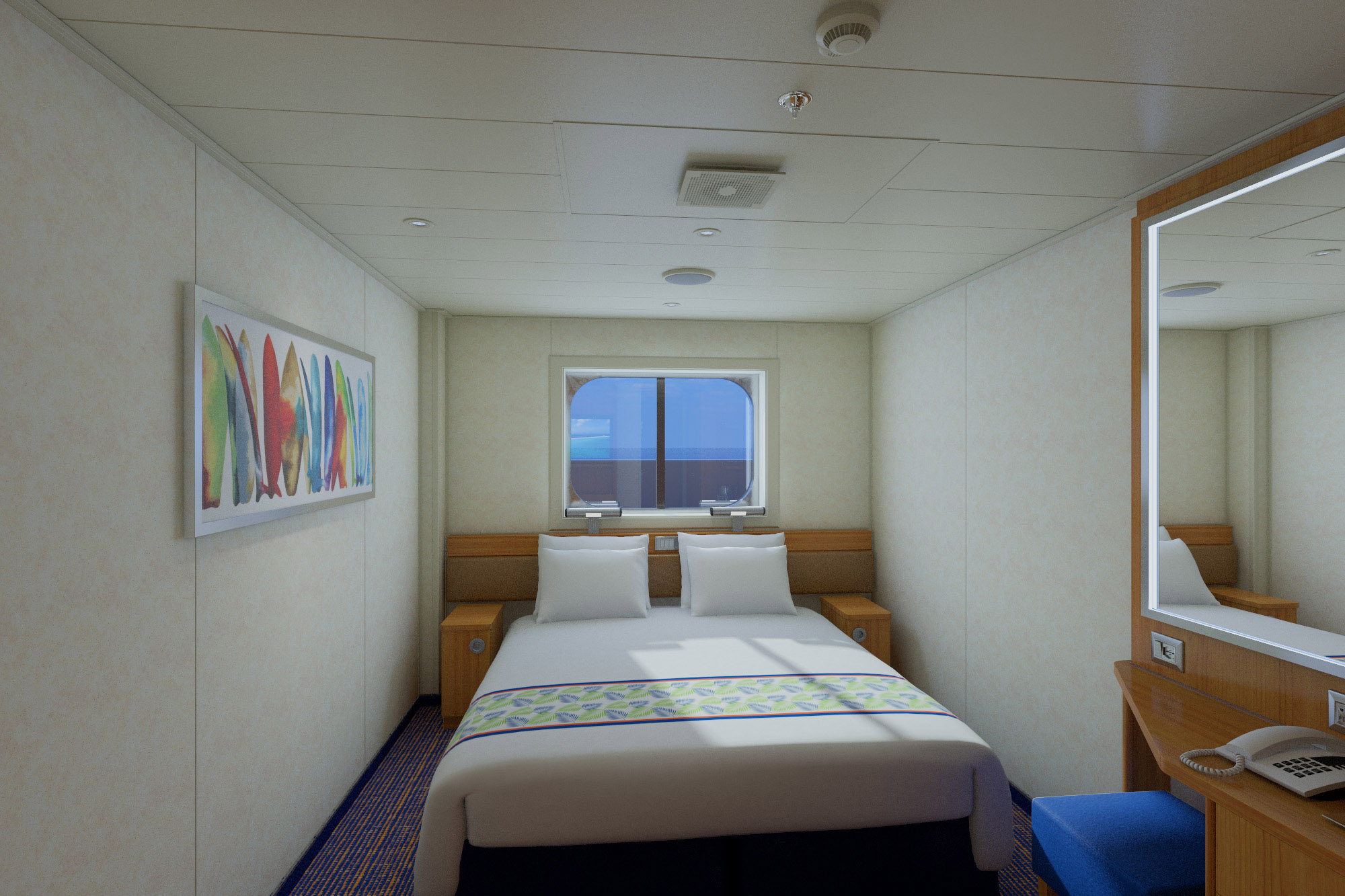 Interior with Picture Window (Walkway / Obstructed View)